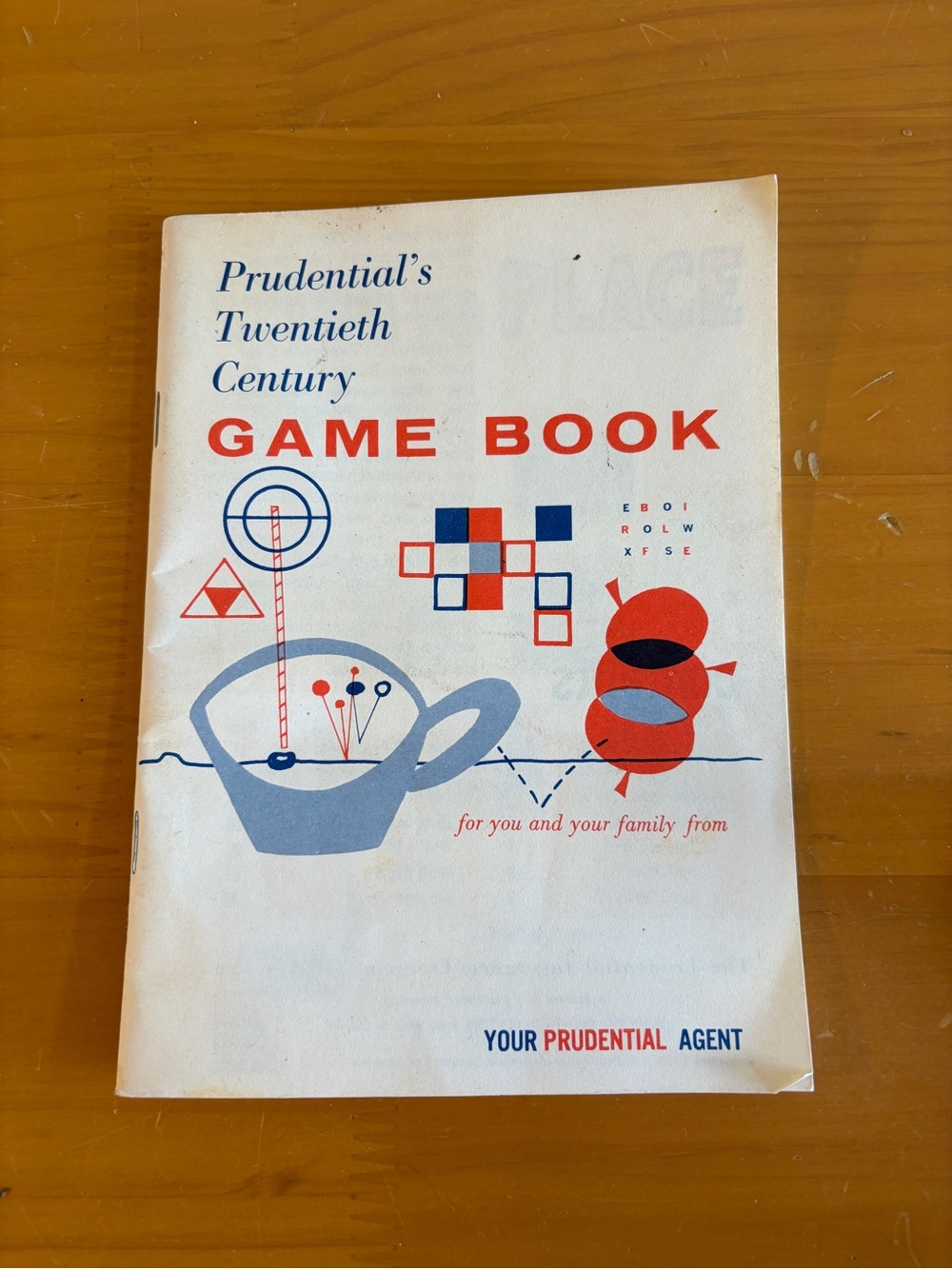 Vintage Prudentials Twentieth Century Game Book